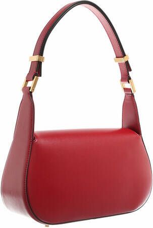 Valentino Garavani Crossbody bags V Logo Chain Shoulder Bag Calfskin in rood