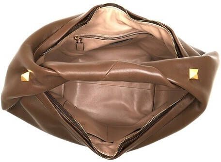 Valentino Garavani Hobo bags Roman Stud The Hobo Bag Nappa in bruin