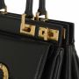 Valentino Garavani Medium Rockstud Alcove Handbag IN Grainy Calfskin Zwart Dames - Thumbnail 5