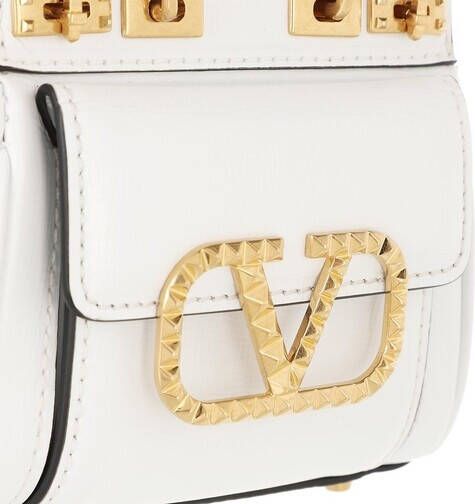 Valentino Garavani Satchels Rockstud Alcove Mini Handle Bag in wit