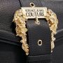 Versace Jeans Couture Zwarte schoudertas met magnetische sluiting en gouden gesp Black Dames - Thumbnail 13