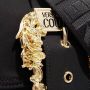 Versace Jeans Couture Nylon Schoudertas met Metalen Logo Gesp Black Dames - Thumbnail 4