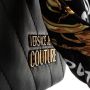 Versace Jeans Couture Zwarte Gewatteerde Schoudertas met Afneembare Barokprint Sjaal Black Dames - Thumbnail 9