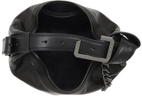 Zadig & Voltaire Bowlingtas Le Cecilia Leather Bag in zwart