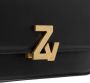 Zadig & Voltaire Zwarte Crossbody Tas ZV Initiale Le Mini Calfskin Black Dames - Thumbnail 3