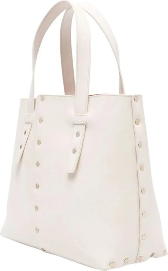 Fabiana Filippi Hobo bags Structured Shoulder Bag With Decorative Studs in wit - Foto 2