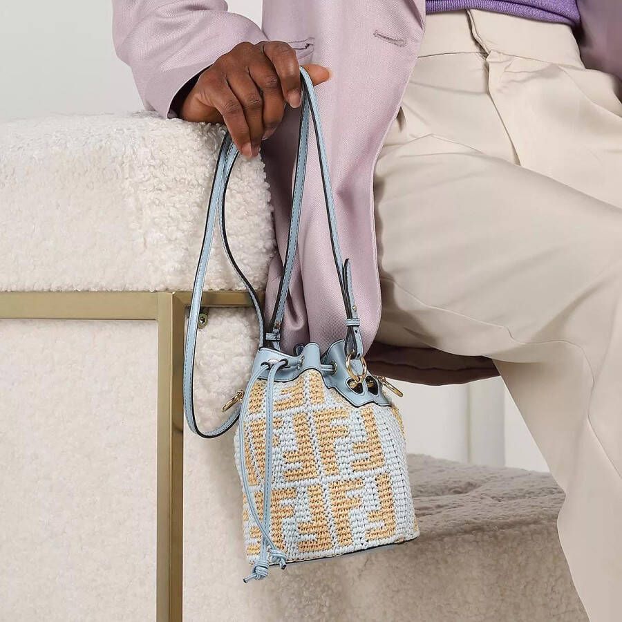 Fendi Bucket bags Mini Mon Tresor Bucket Bag in fawn