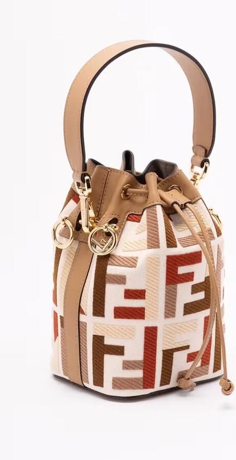 Fendi Bucket bags `Mon Tresor` Bag in beige
