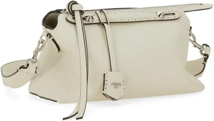 Fendi Crossbody bags By The Way Saddle Bag Medium in wit