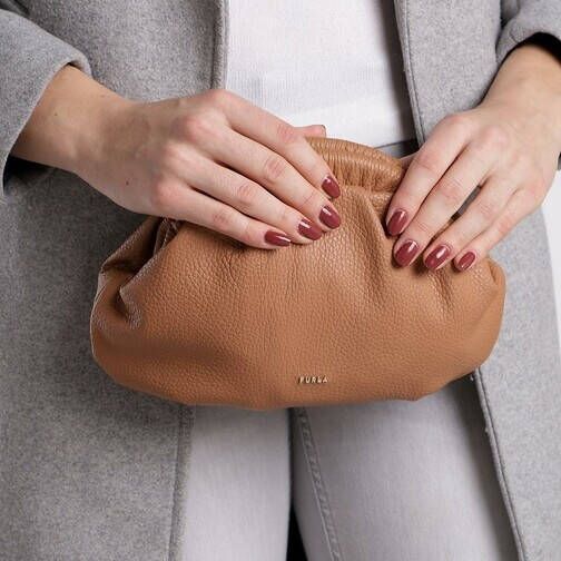 Kara Hobo bags Bag With Knotted Handle And Textured Surface in grijs