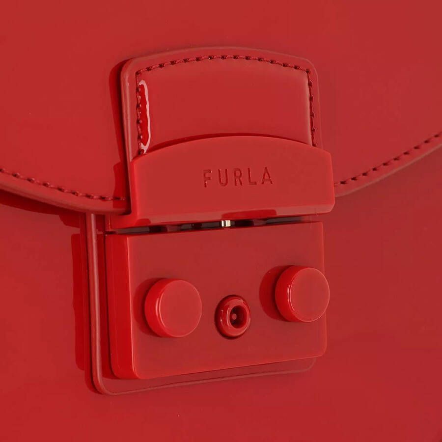 Furla Crossbody bags Metropolis Mini Crossbody Round in rood
