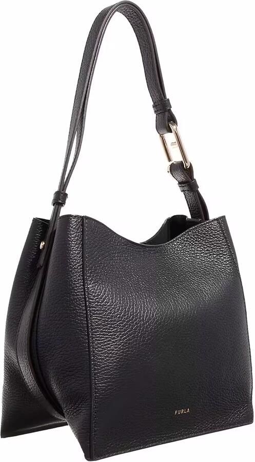 Furla Nuvola Mini Schoudertas Bucket Type Black Dames