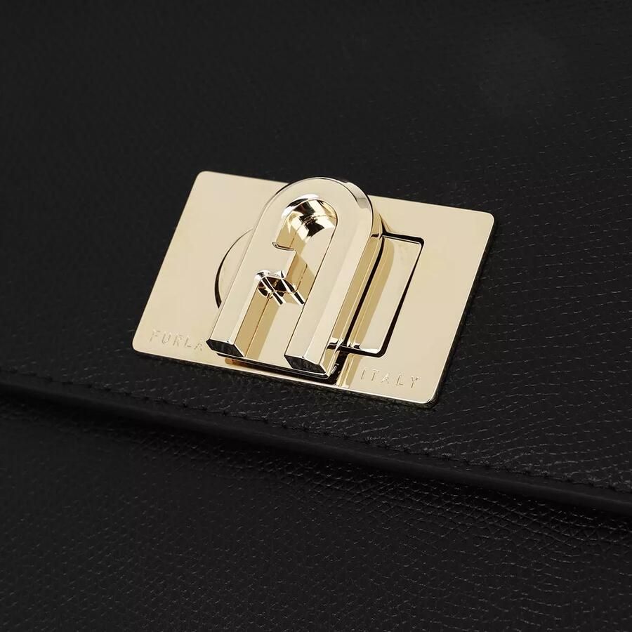 Furla Kleine schoudertas met metalen kettingriem Black Dames - Foto 2