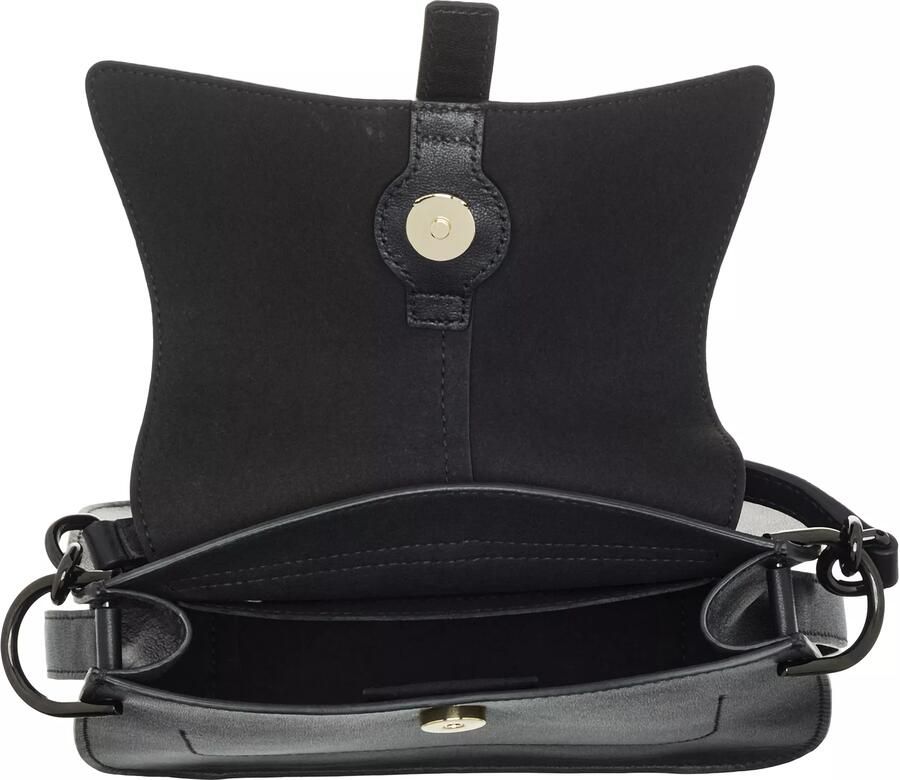 Furla Zwarte leren handtas met afneembaar handvat en schouderriem Black Dames - Foto 6
