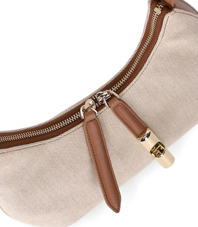 Furla Natuurlijke Brandy Schoudertas Goccia S Beige Dames - Foto 4