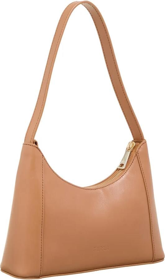Furla Hobo bags Diamante Mini Shoulder Bag in bruin