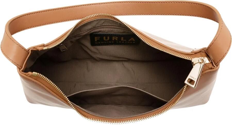 Furla Brandy Diamond S Leren Schoudertas Brown Dames - Foto 11