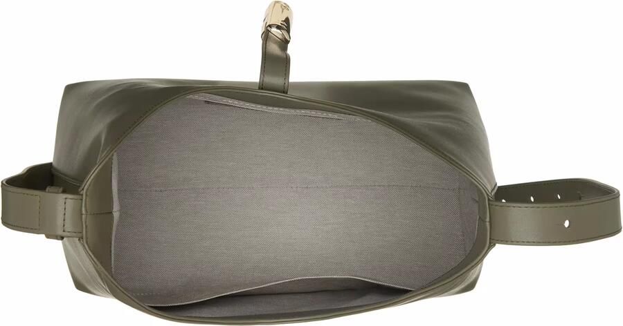 Furla leren schoudertas Goccia M olijfgroen - Foto 3