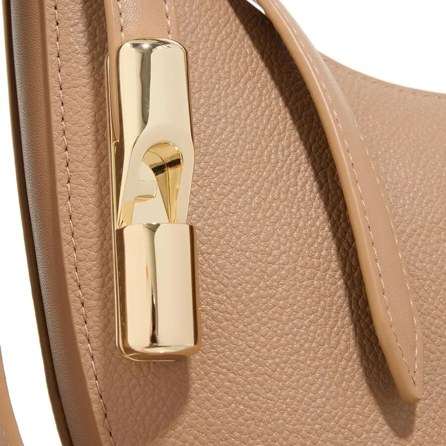 Furla Elegante Dames Schoudertas Goccia Stijl Beige Dames
