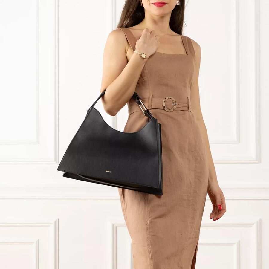 Furla Nuvola Large hobo tas Black Dames