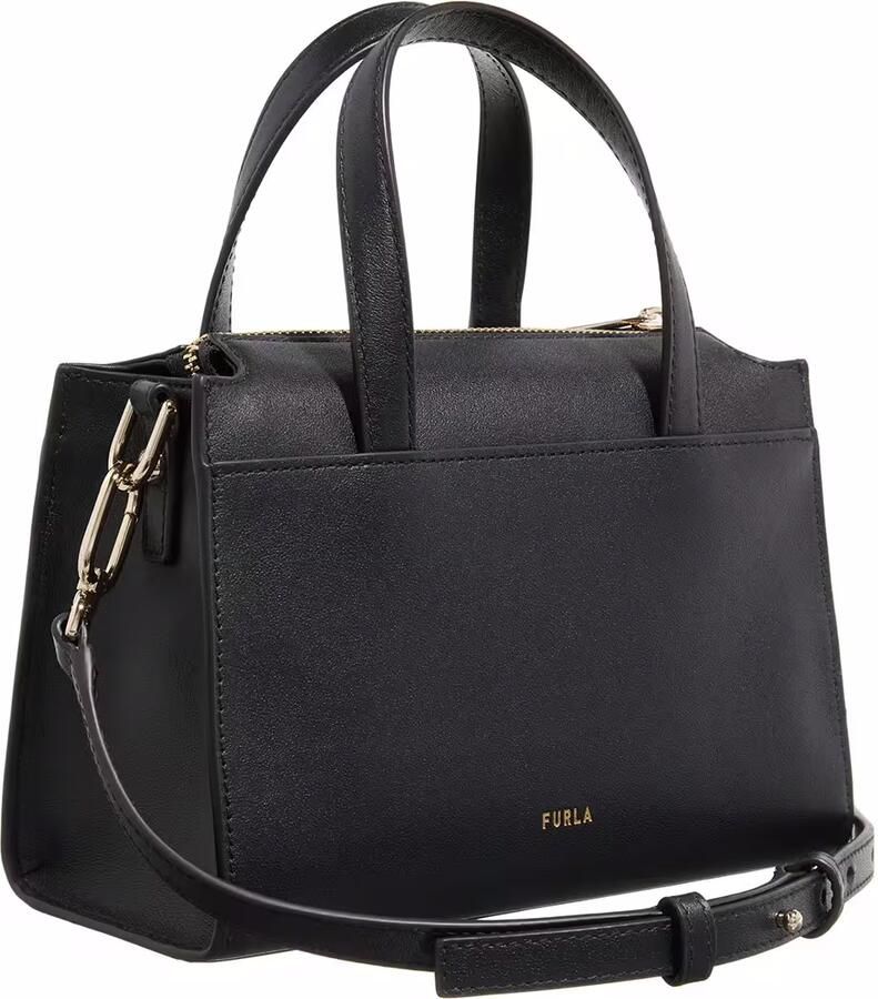 Furla Hobo bags Nuvola S Boston Bag in zwart - Foto 6