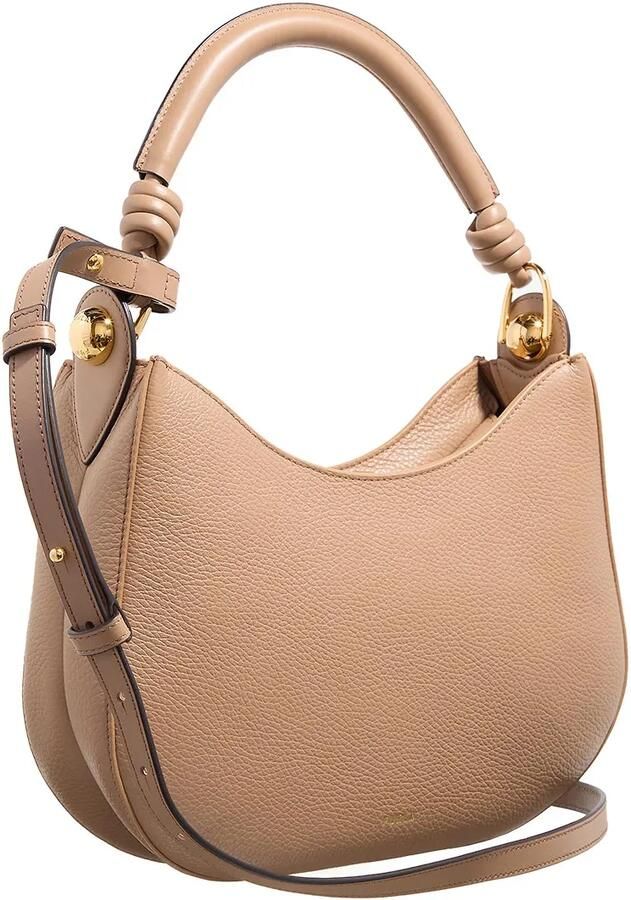 Furla Kameel Schoudertas met Gouden Rits Brown Dames - Foto 2