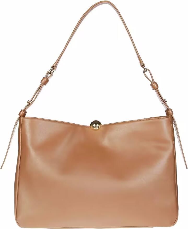 Furla Hobo bags Soft Structured Brown Shoulder Bag in bruin
