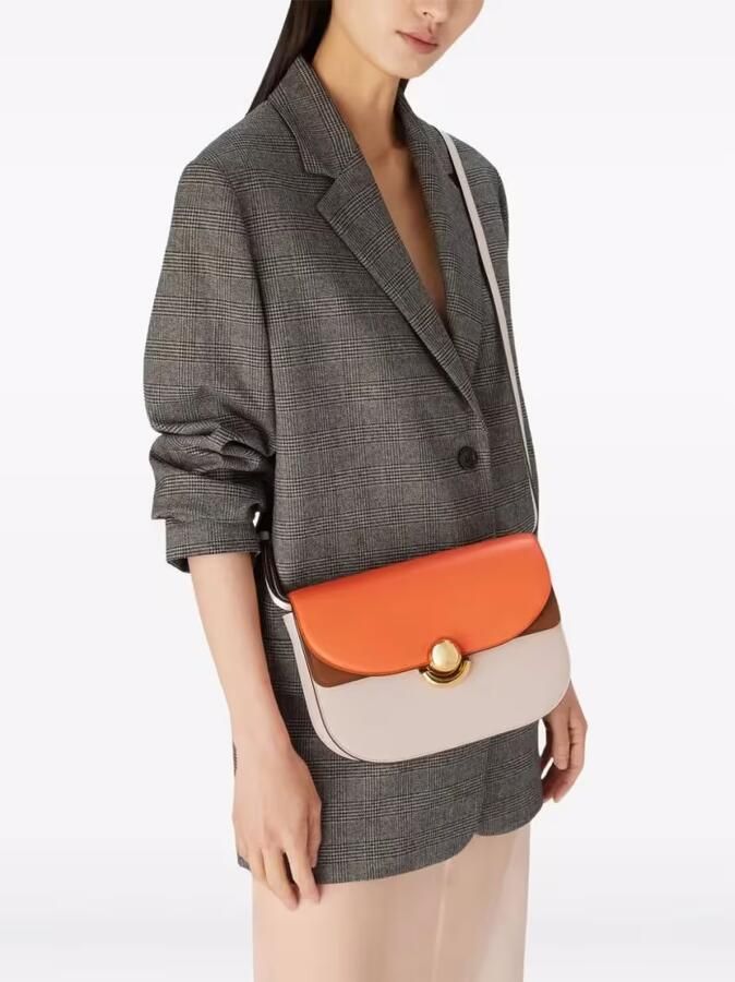 Furla Hobo bags Structured Shoulder Bag With Foldover Top in meerkleurig