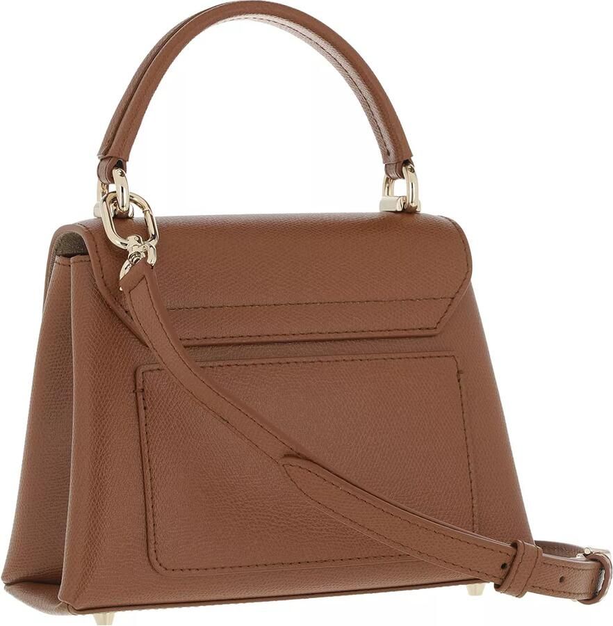 Furla Bruine Leren Handtas met Verstelbare Schouderband Bruin Dames - Foto 2