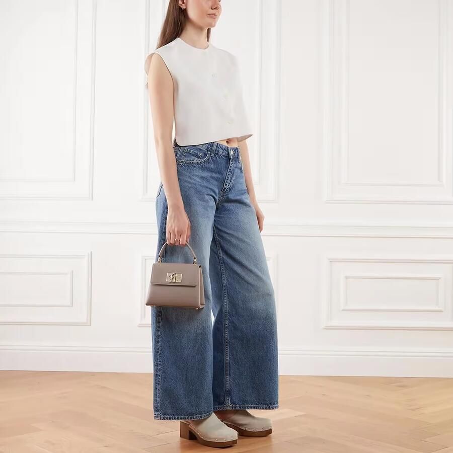 Furla Shoppers & Totes 1927 Mini Top Handle in taupe - Foto 4