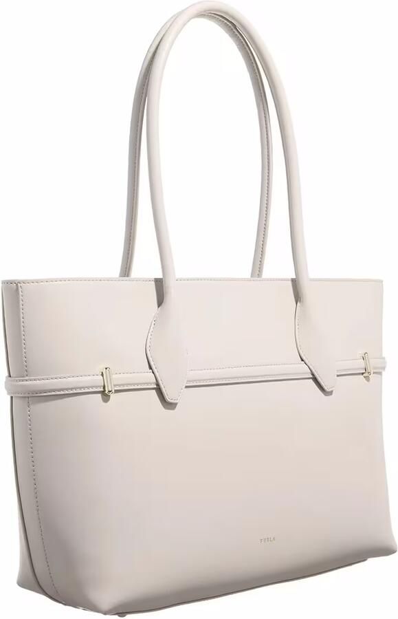 Furla Leren Tote Tas Herfst Winter Collectie Gray Dames