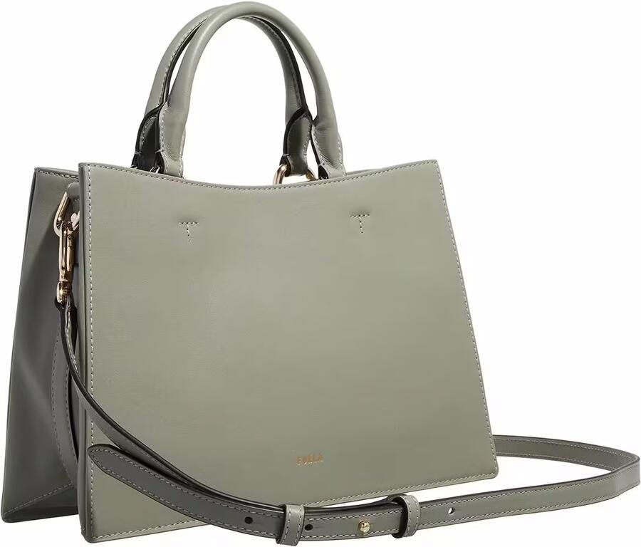 Furla Shoppers & Totes Nuvola M Tote in groen - Foto 4