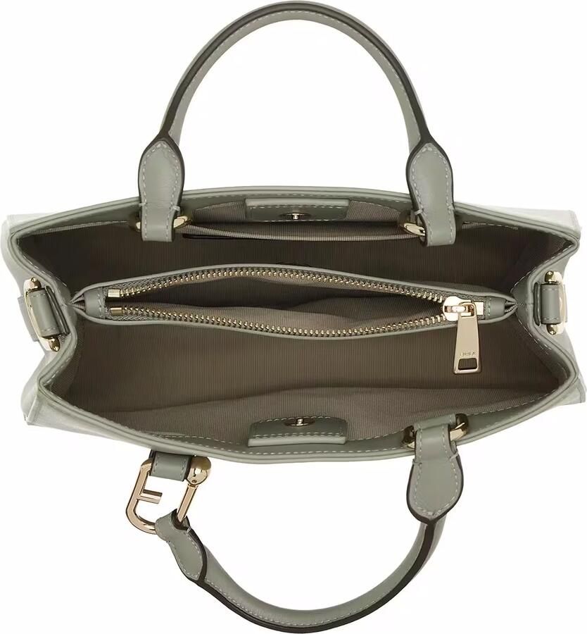 Furla Shoppers & Totes Nuvola M Tote in groen - Foto 3