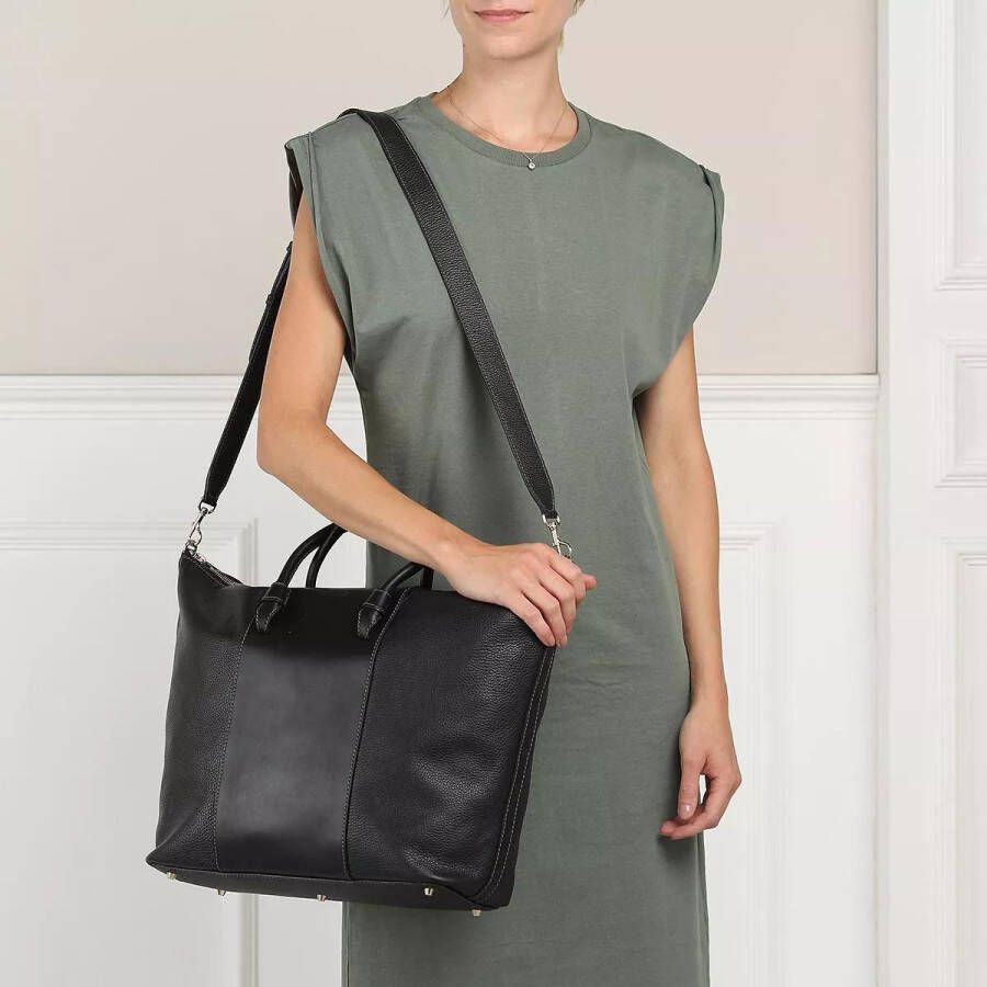 Furla Miamerkella grote shopper tas Zwart Dames