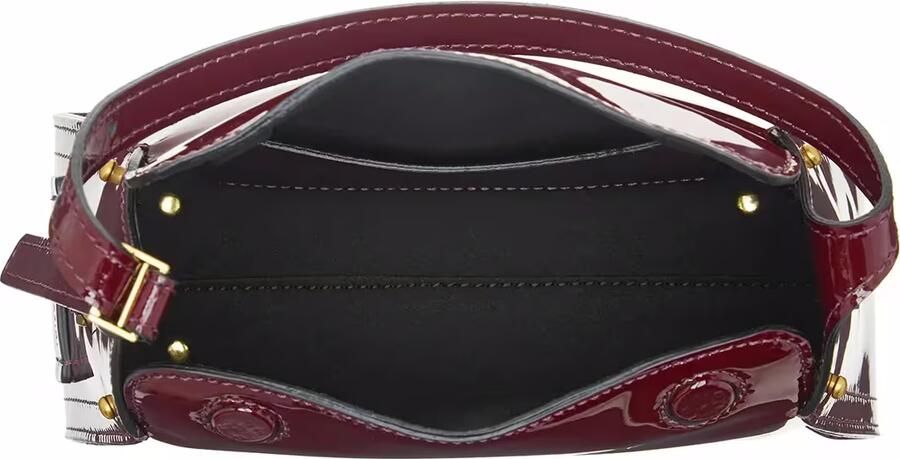 Gianni Chiarini Lakleren handtas Penelope bordeaux - Foto 5