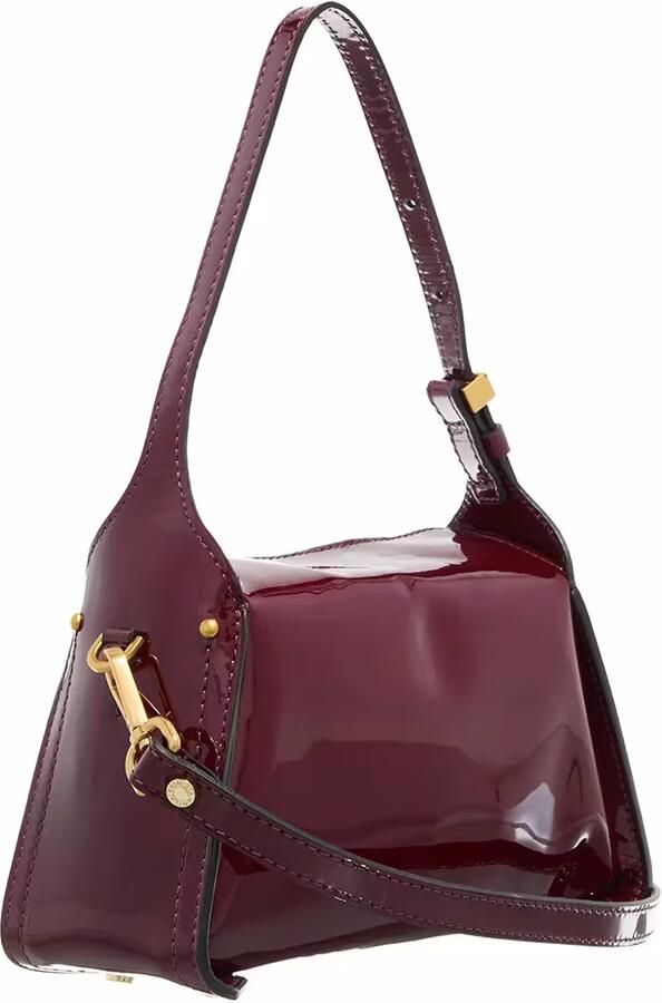 Gianni Chiarini Lakleren handtas Penelope bordeaux - Foto 4