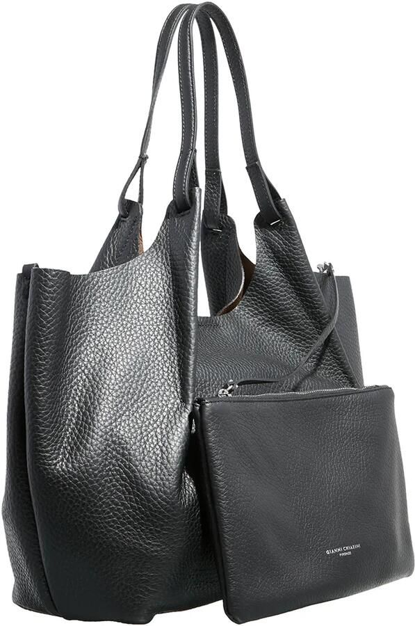 Gianni Chiarini Zwarte Schoudertas Dua 9720 Black Dames