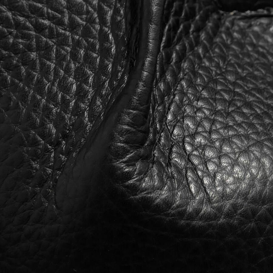 Gianni Chiarini Gestructureerde Leren Zwarte Schoudertas Black Dames