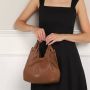 Gianni Chiarini Medium Formaat Dua Icoon in Bubble Double Leer Brown Dames - Thumbnail 1