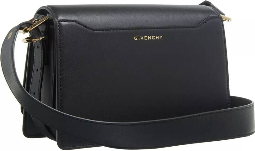 Givenchy Luxe krokodil-geëmbosseerde schoudertas met overslag Black Dames