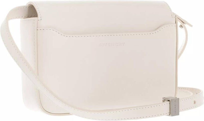 Givenchy Crossbody bags Logo Lock Crossbody Bag Leather in white
