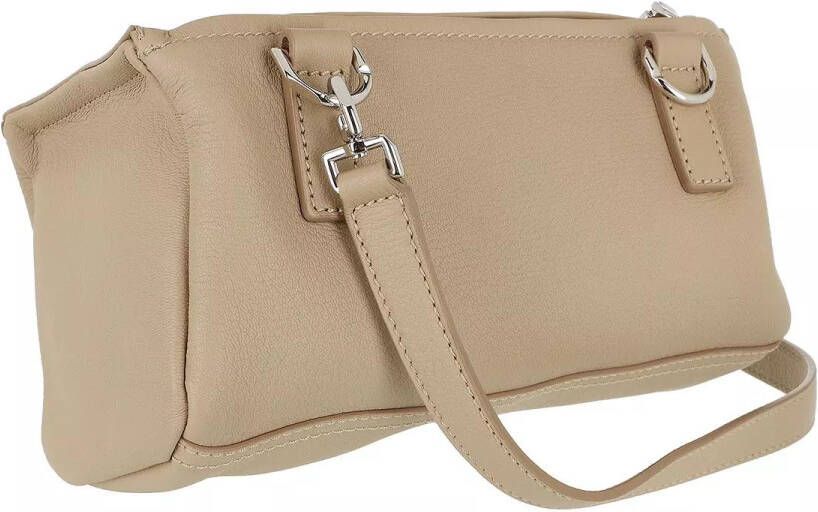 Givenchy Crossbody bags Mini Pandora Crossbody Bag Grained Leather in beige