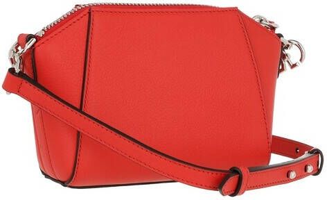 Givenchy Crossbody bags Nano Antigona Crossbody Bag Goatskin in red
