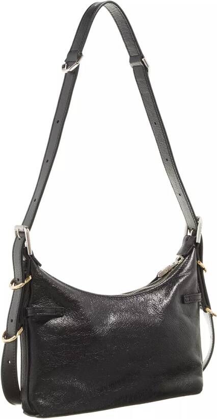 Givenchy Crossbody bags Voyou Mini Grainy Leather Shoulder Bag in zwart