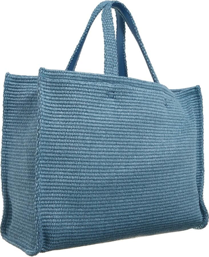 Givenchy Blauwe Katoenmix Gevlochten Tote Tas Blue Dames