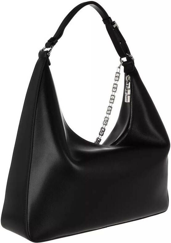 Givenchy Hobo bags Medium Moon Cut Out Hobo Bag Leather in zwart