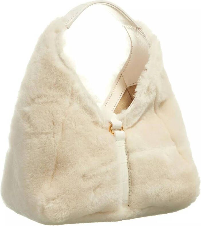 Givenchy Hobo bags Mini G-Hobo bag in shearling in crème