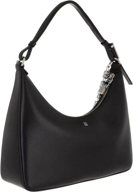 Givenchy Hobo bags Small Moon Cut Out Hobo Bag Leather in zwart