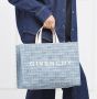 Givenchy Shoppers Medium G Tote shopping Bag 4G denim in blauw - Thumbnail 1