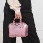 Givenchy Totes Mini Antigona Bag In Laminated Leather in poeder roze - Thumbnail 1